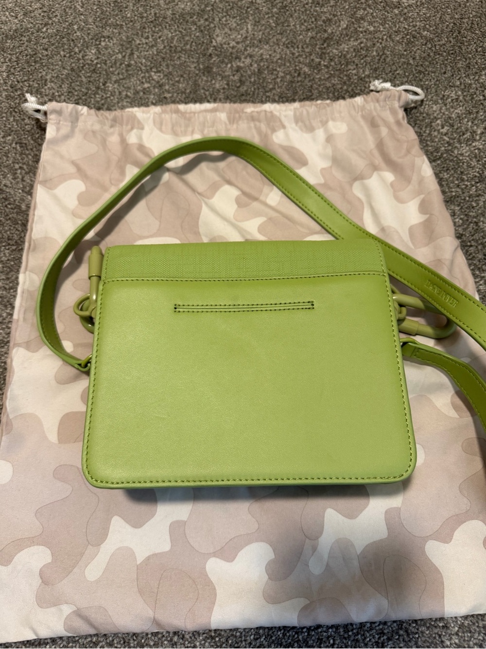 Dagne Dover Lime Green Crossbody Bag - Picture 6 of 8